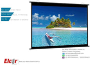 Elcor, Map type Projection screen 165-Inch Diagonal In 16:9 Aspect ratio, HD/3D/4K Technology Elcor